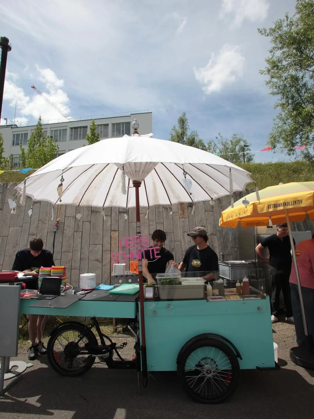 Heissi Schnitte an einem Event in der Region Basel