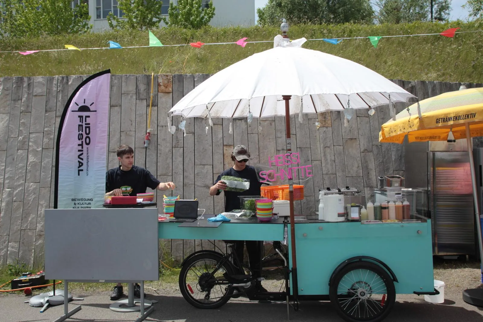 Catering Setup Heissi Schnitte
